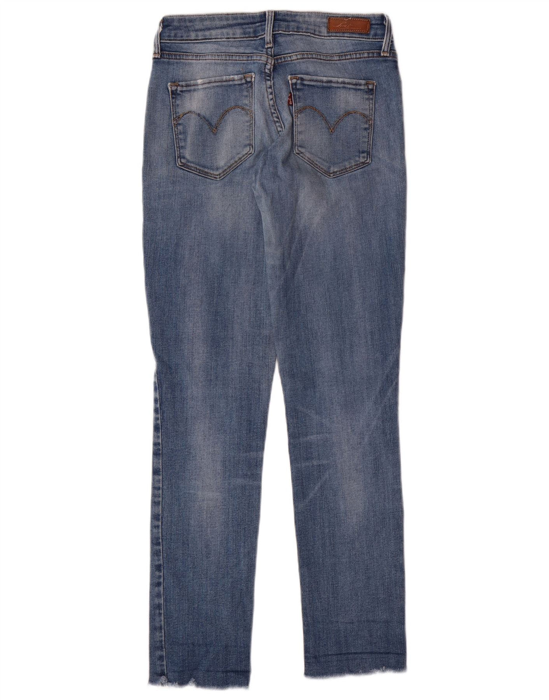 Jeans slim feminino LEVI'S W27 L28 algodão azul