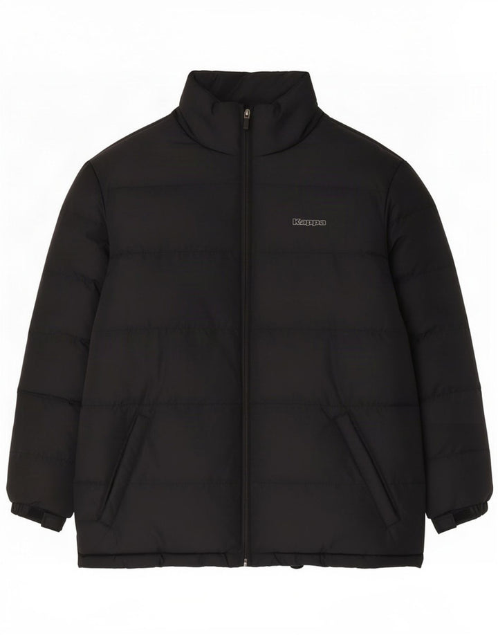 Jaqueta Kappa Boys Graphic Acolchoada 13-14 Anos 2XL Poliéster Preto