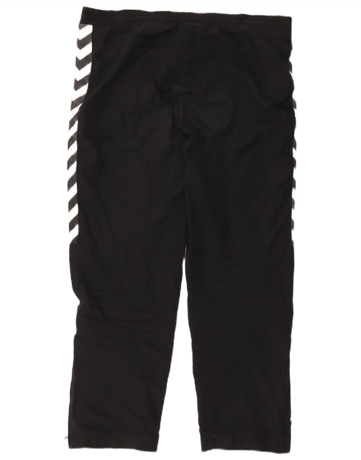 Calça de treino masculina Hummel Graphic grande poliéster colorblock preto
