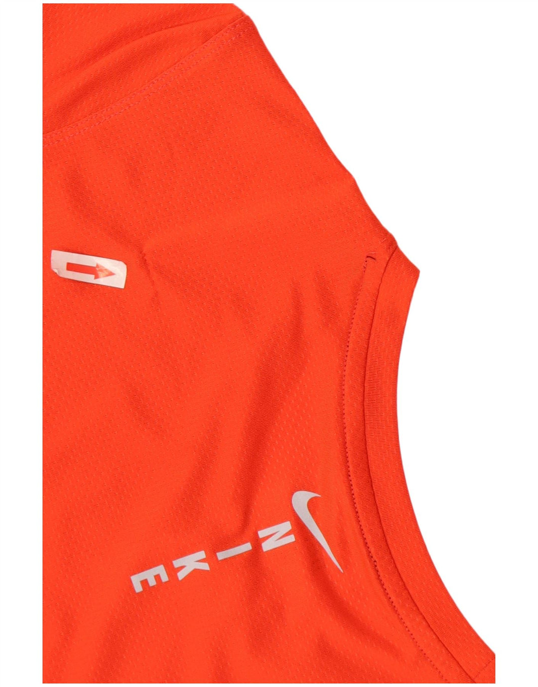 Camiseta Nike Feminina Dri Fit Graphic Top UK 14 Grande Laranja Poliéster