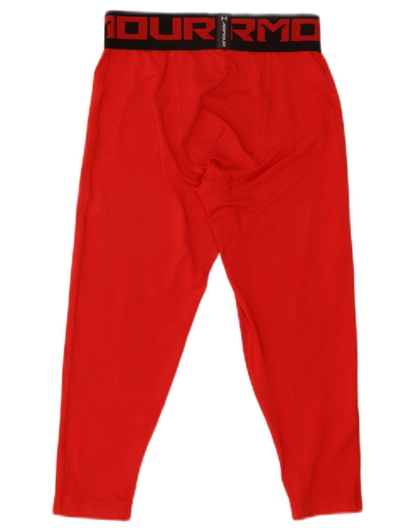 Under Armour Masculino Capri Graphic Leggings 2XS W22 L19 Vermelho Colorblock