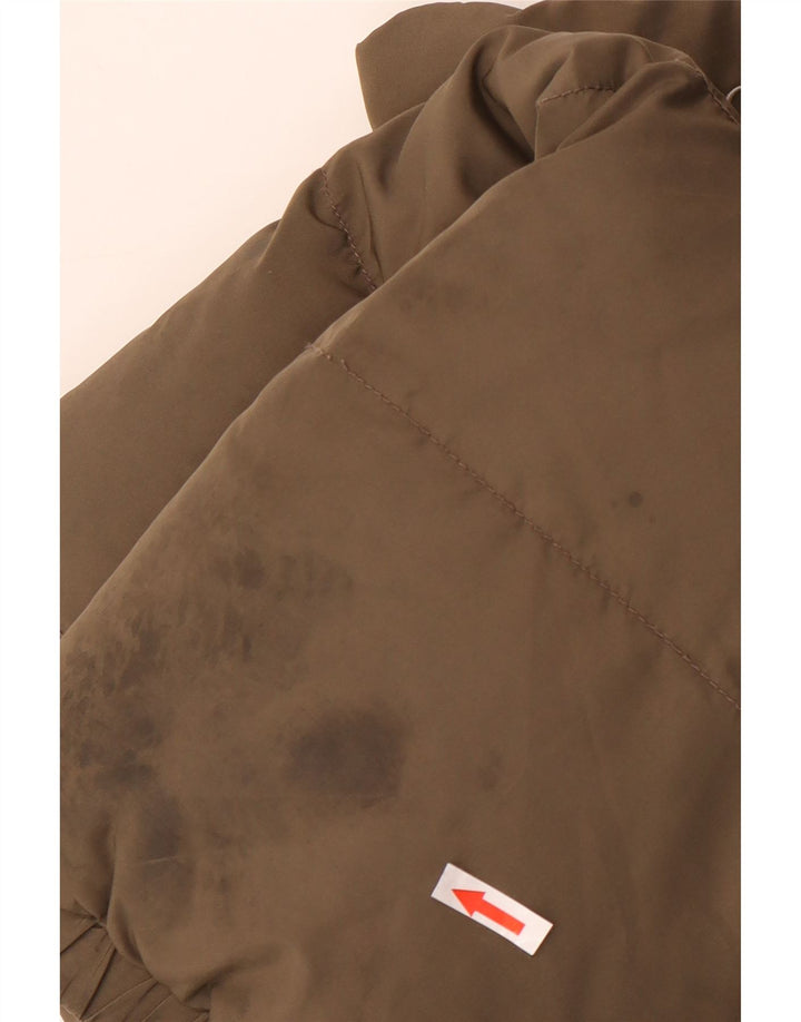 Jaqueta Columbia Masculina Loose Fit Acolchoada UK 36 Pequena Caqui