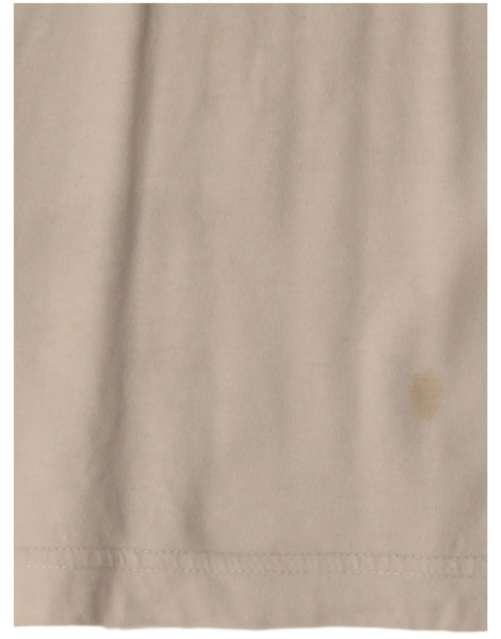 Camiseta masculina gráfica FILA Top grande de algodão colorido branco