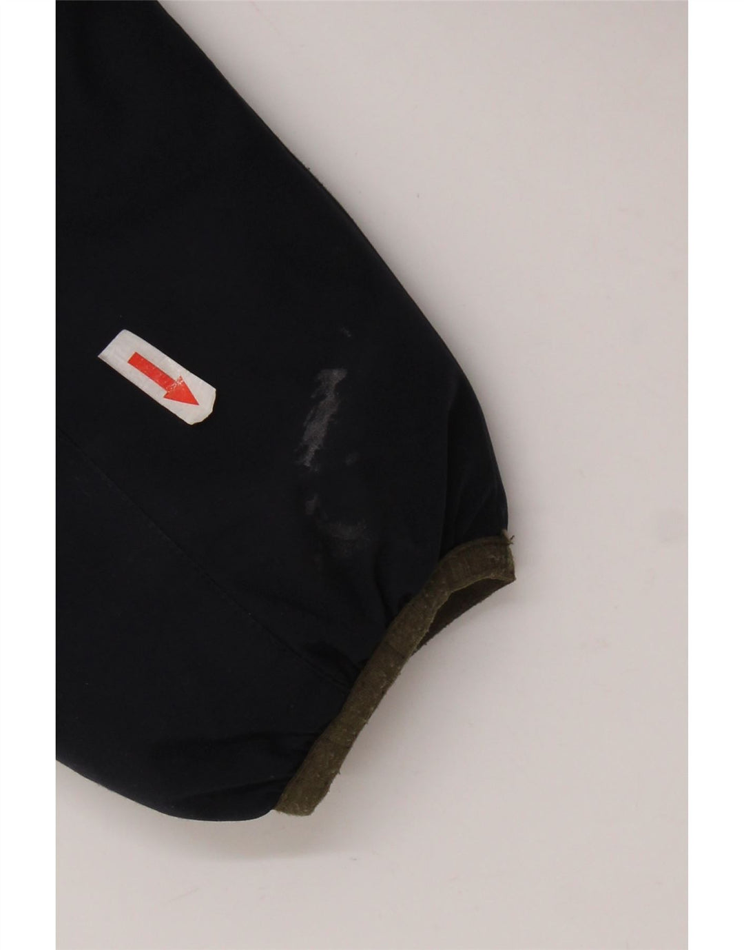 Jaqueta corta-vento com capuz DIESEL para meninos 9-10 anos azul marinho poliéster