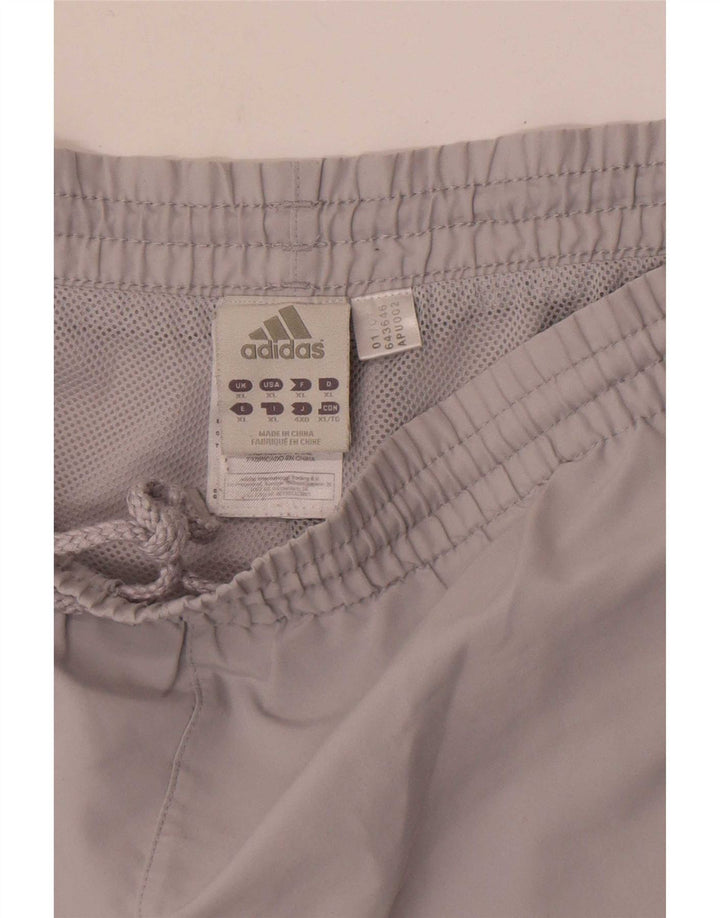 Shorts esportivos masculinos Adidas XL cinza poliéster