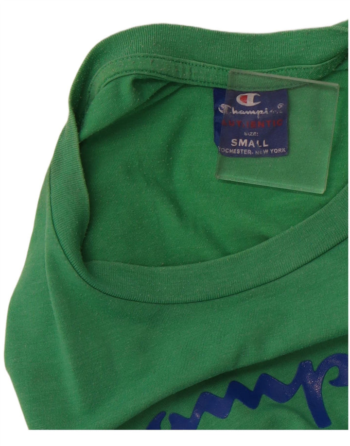 Camiseta gráfica masculina CHAMPION Top pequeno verde