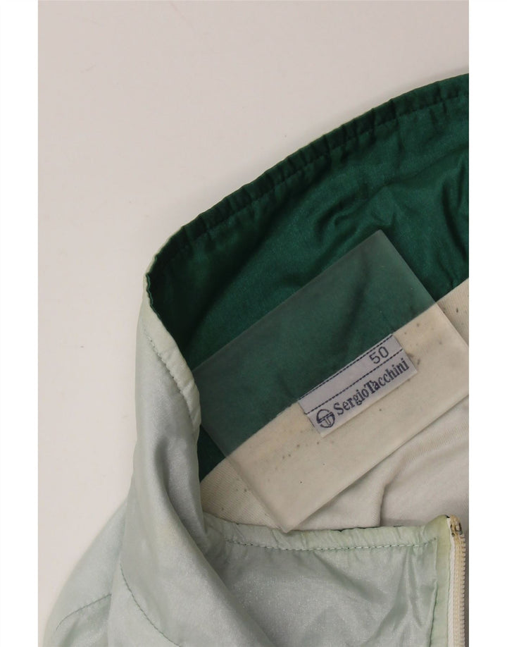 SERGIO TACCHINI Mens Full Tracksuit IT 50 Medium  Green Colourblock