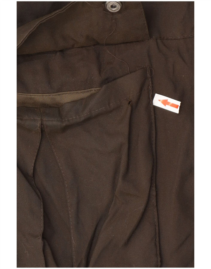 Jaqueta Parka masculina com capuz Mountain Warehouse Reino Unido 38 nylon marrom médio