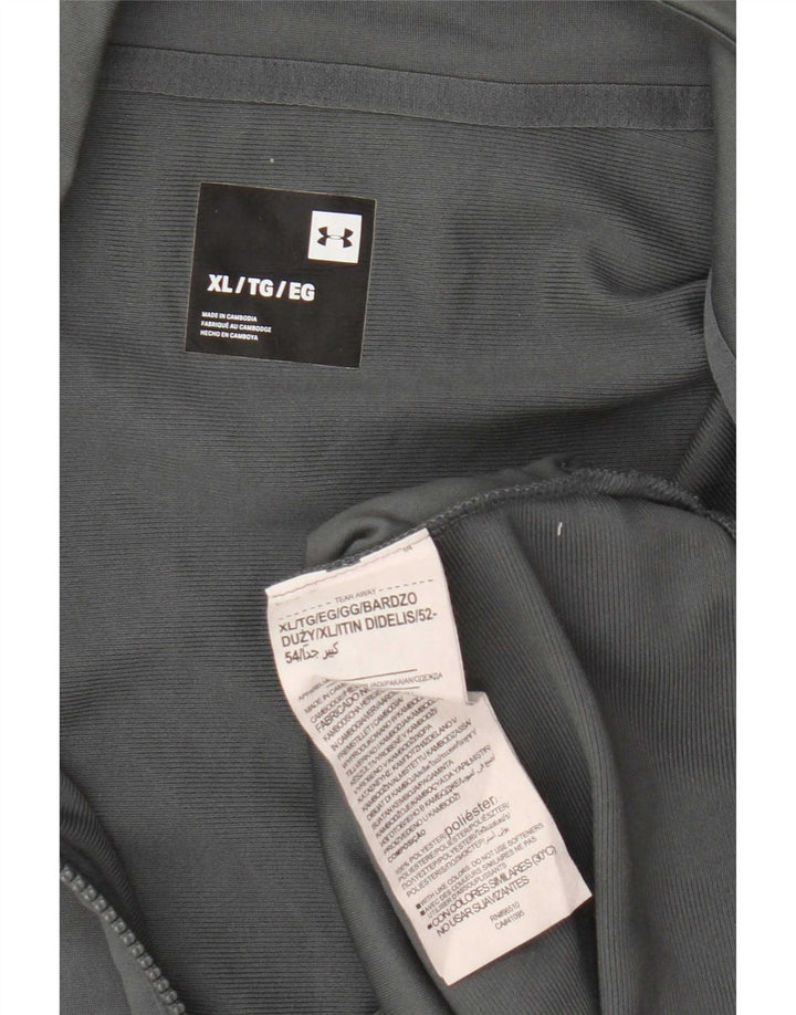 Under Armour Masculino Treino Top Jacket XL Cinza Colourblock Poliéster