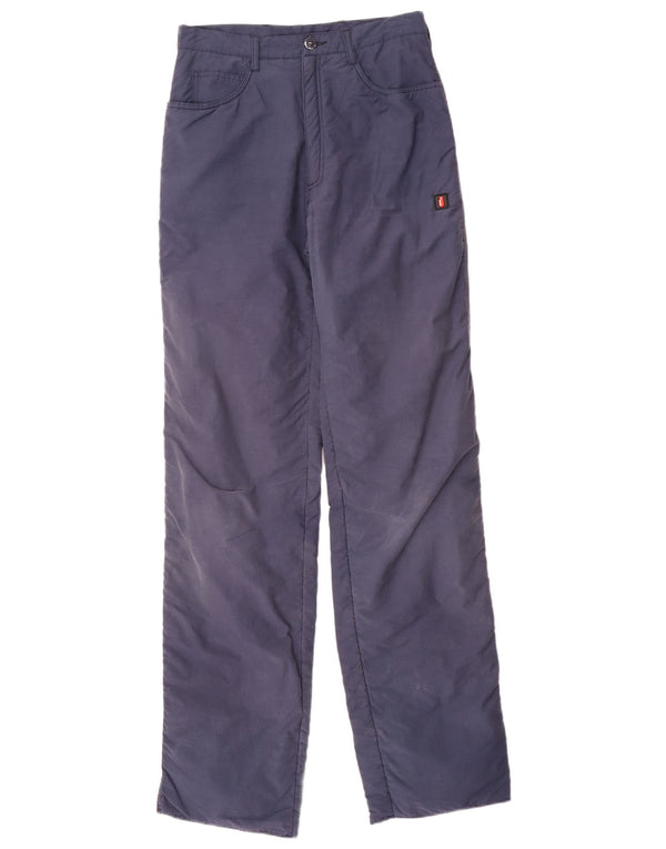 Calça corta-vento feminina Ellesse IT 44 médio W28 L35 azul marinho