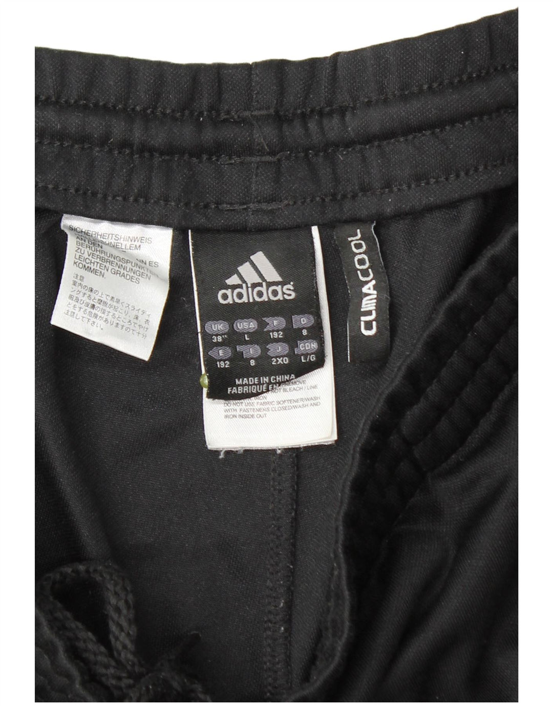 Calça Adidas Mens Treino XL Preto Colourblock Poliéster