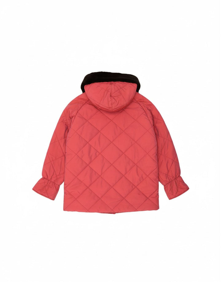 BELFE & BELFE Jaqueta feminina acolchoada com capuz grande IT 46 rosa grande