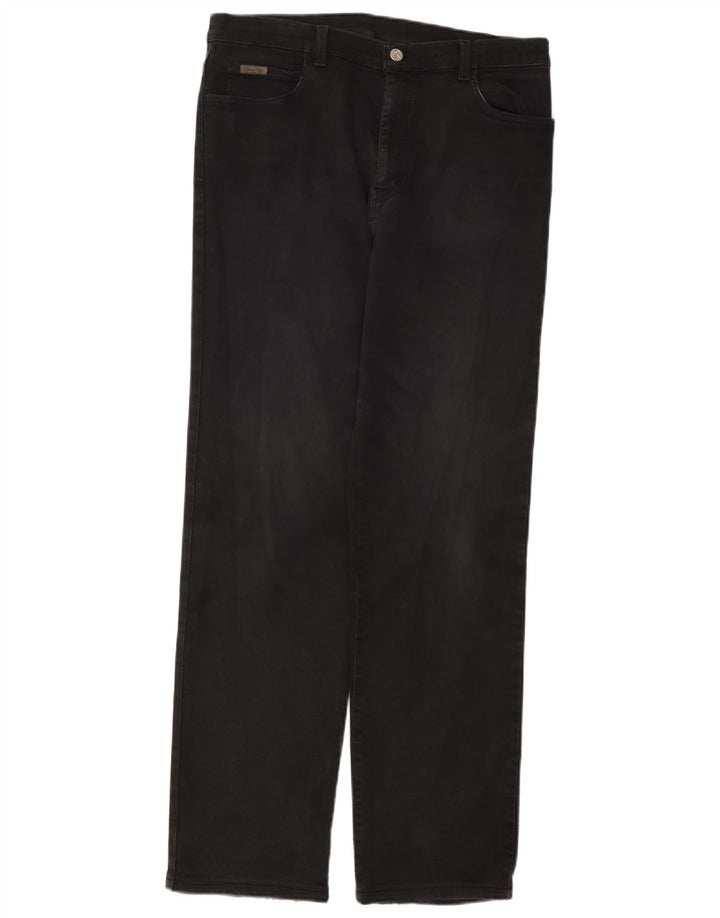 Calvin Klein Jeans feminino jeans reto W34 L31 algodão preto