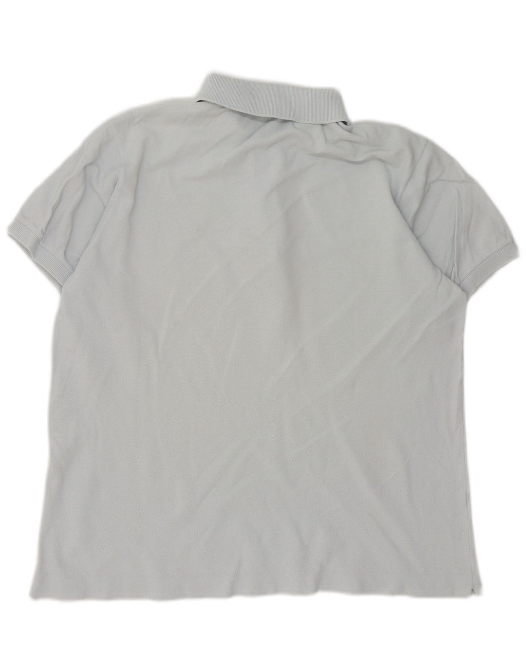 Camisa polo masculina Lacoste tamanho 5 grande algodão azul