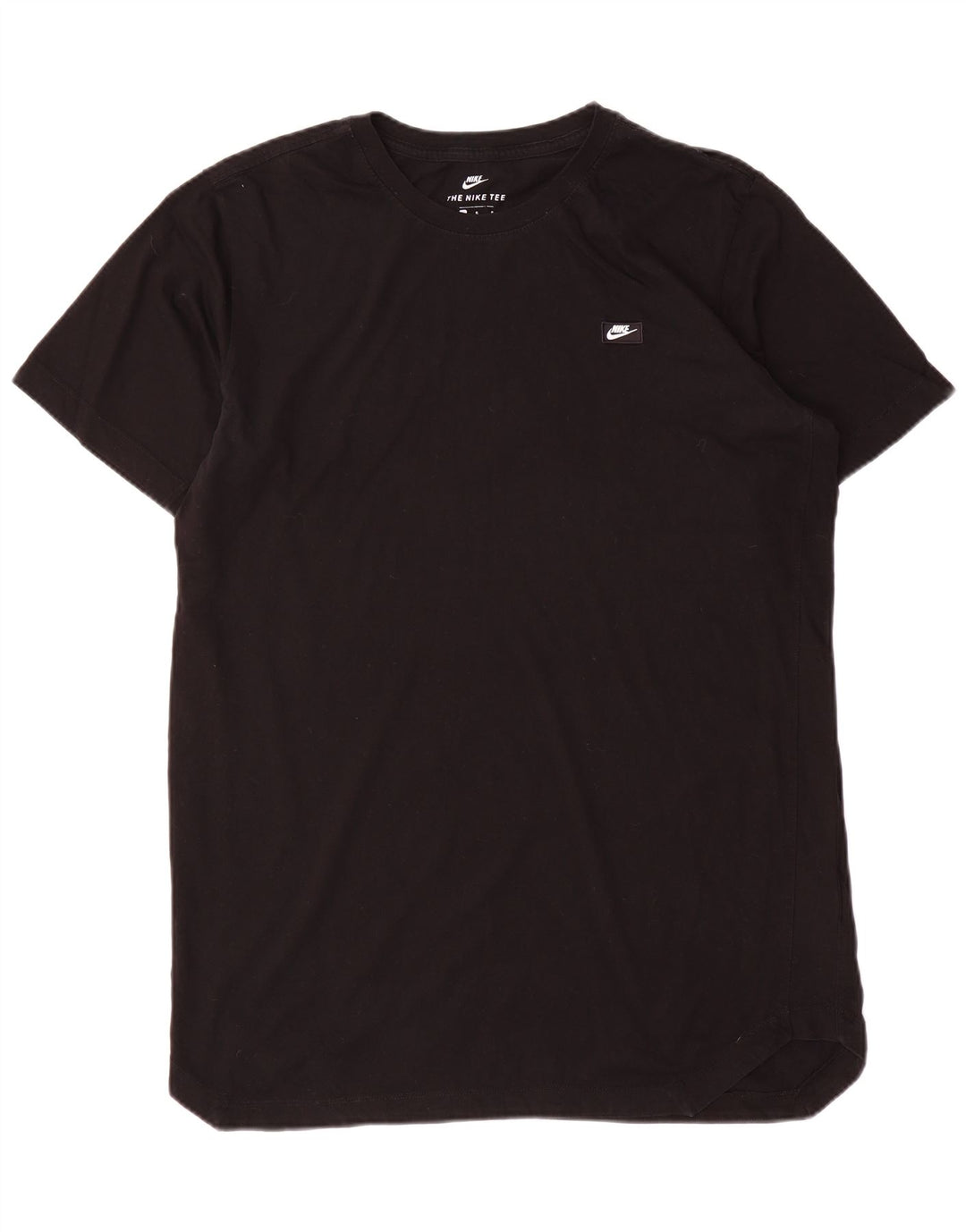 Camiseta masculina Nike regular de manga curta grande algodão preto