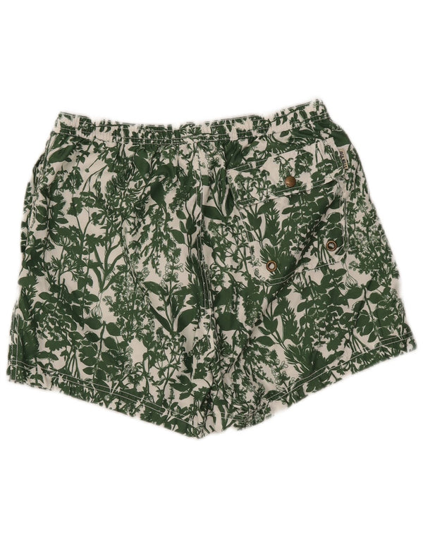 Shorts de natação masculino JACK WILLS médio verde floral