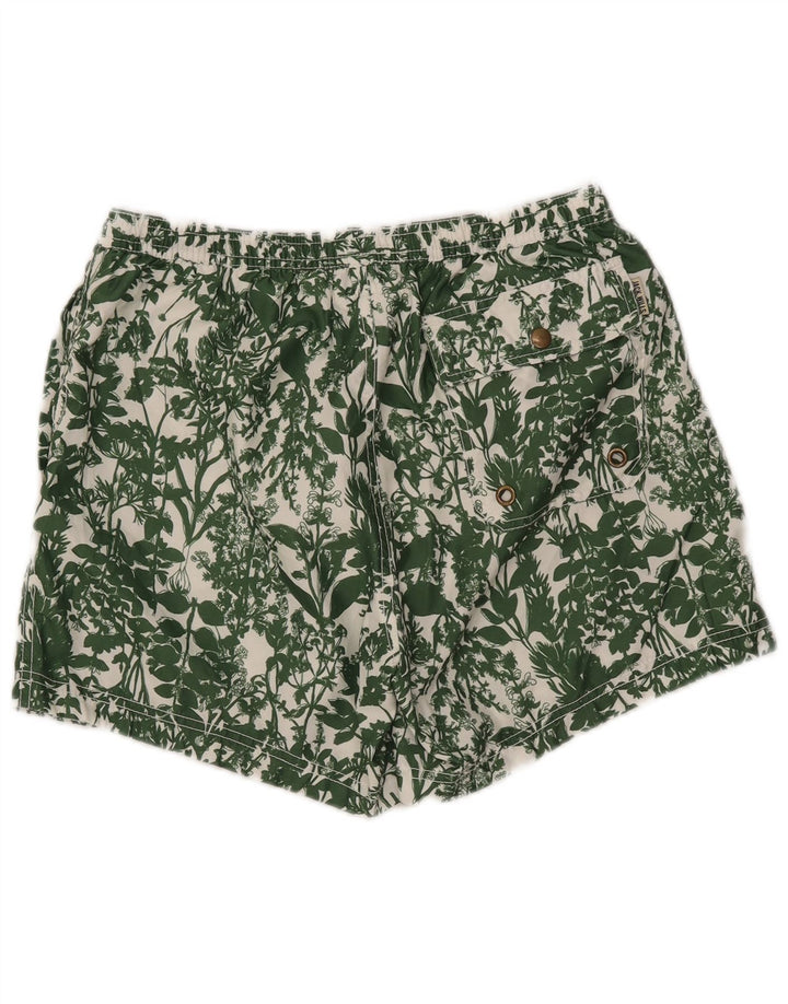 Shorts de natação masculino JACK WILLS médio verde floral