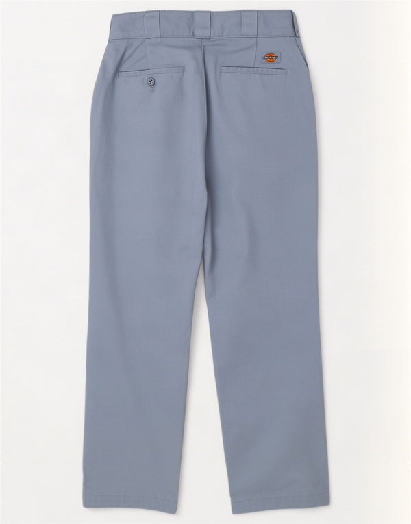 Calça Chino reta feminina Dickies W26 L25 azul poliéster