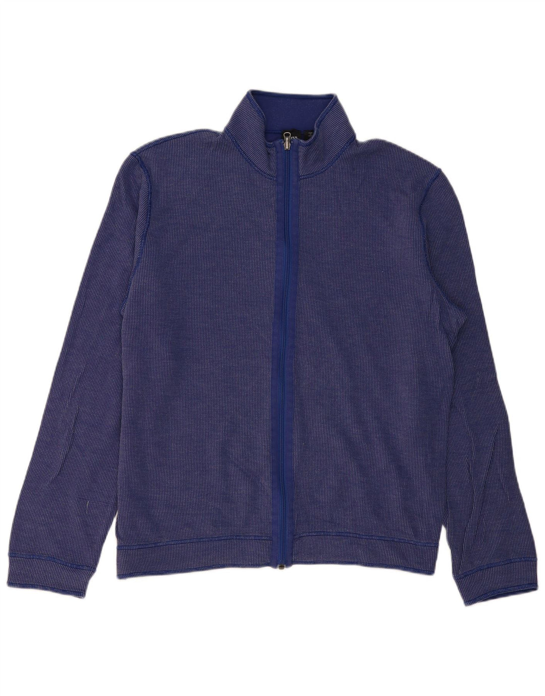 Hugo Boss Mens Treino Top Jaqueta XL Algodão Azul