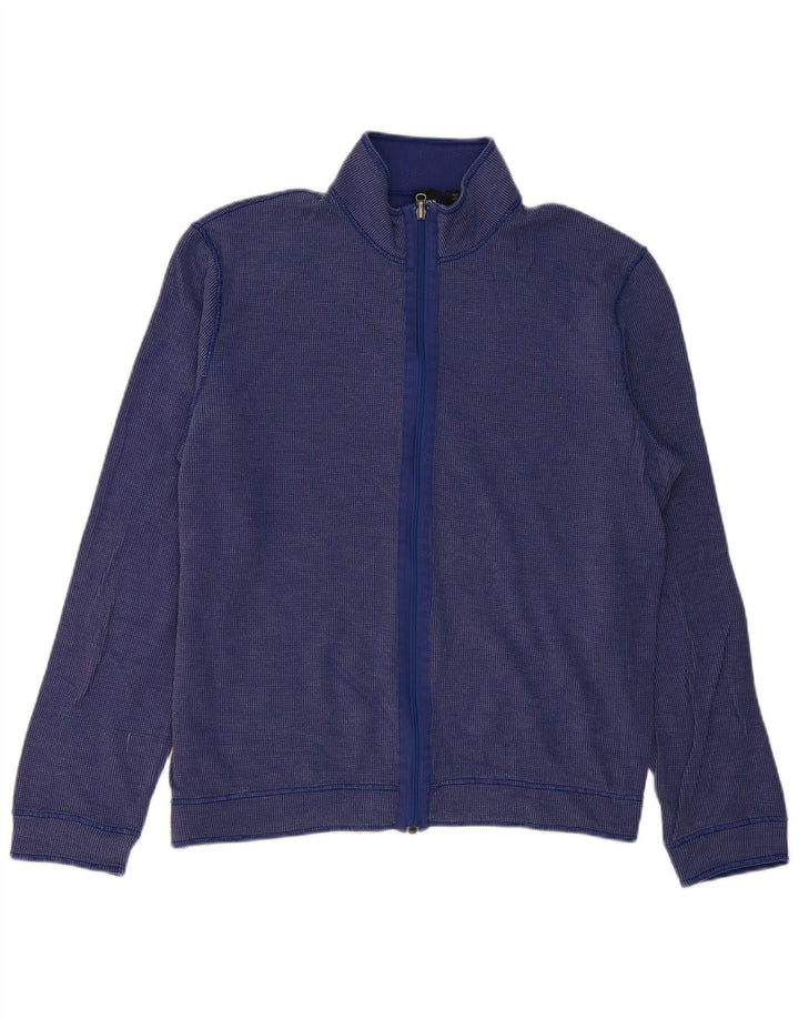 Hugo Boss Mens Treino Top Jaqueta XL Algodão Azul