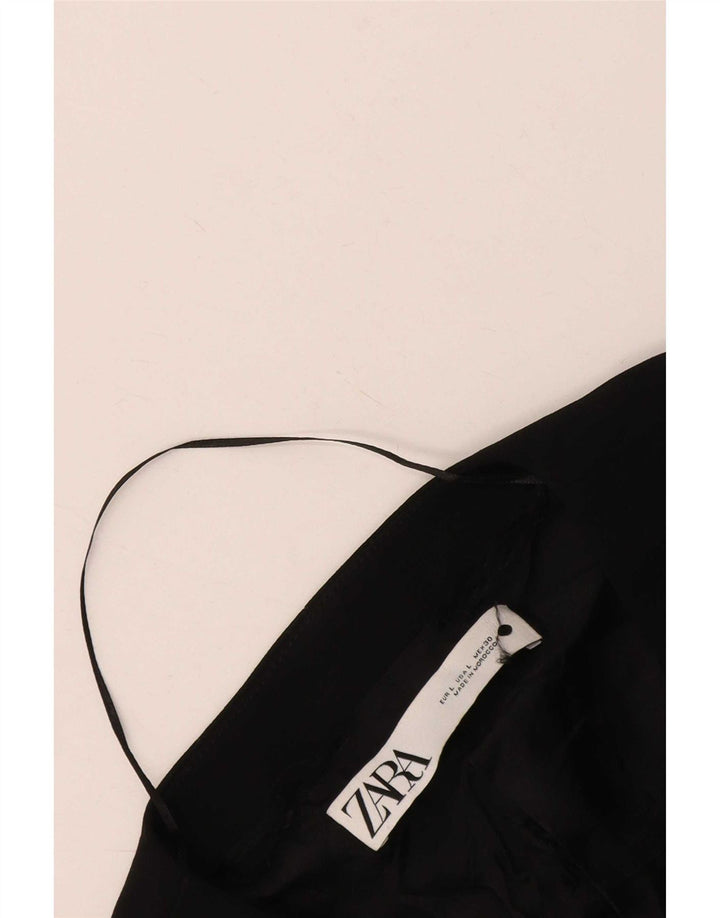 Colete feminino Zara UK 16 grande preto