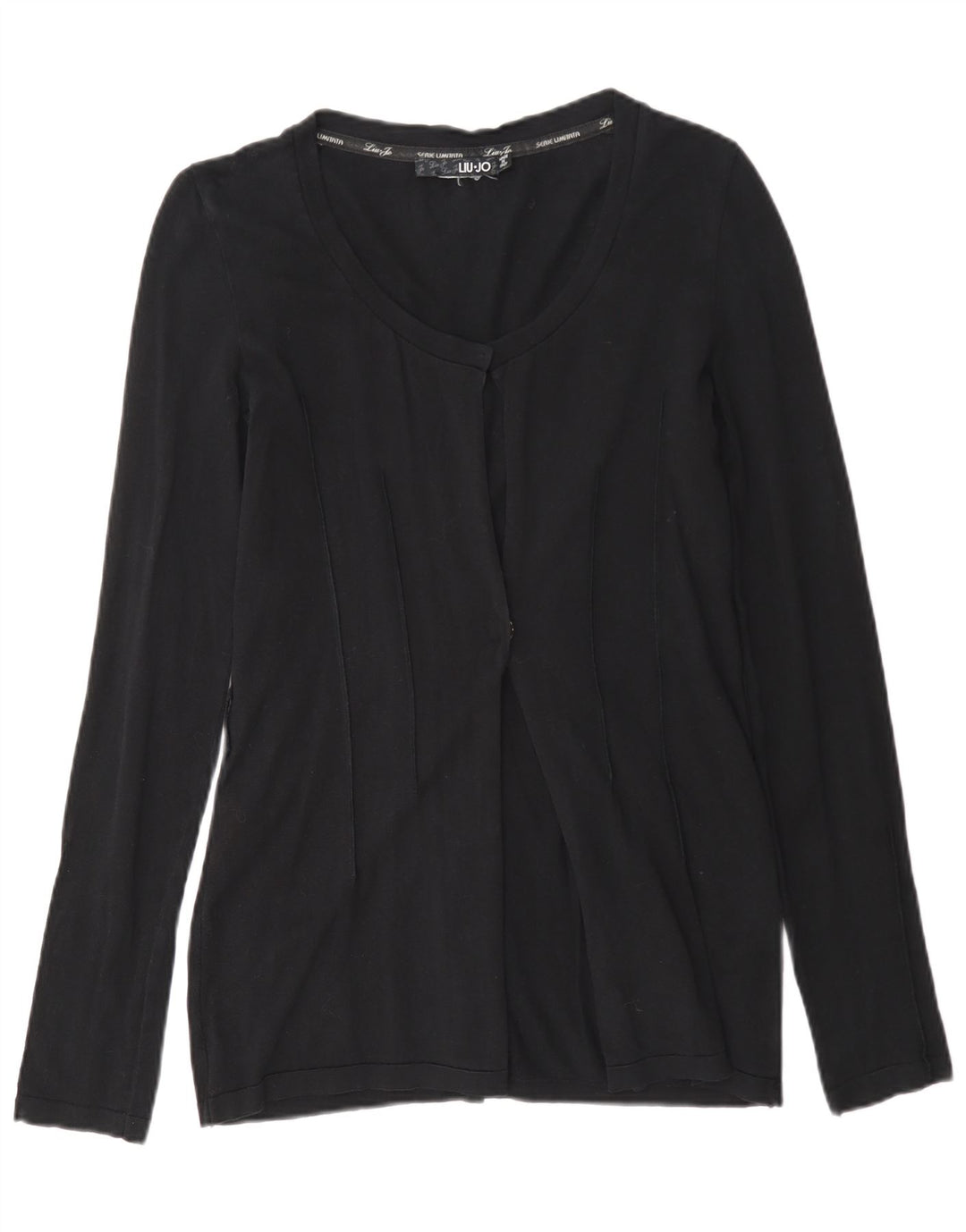 Liu Jo Suéter cardigã feminino IT 42 médio preto