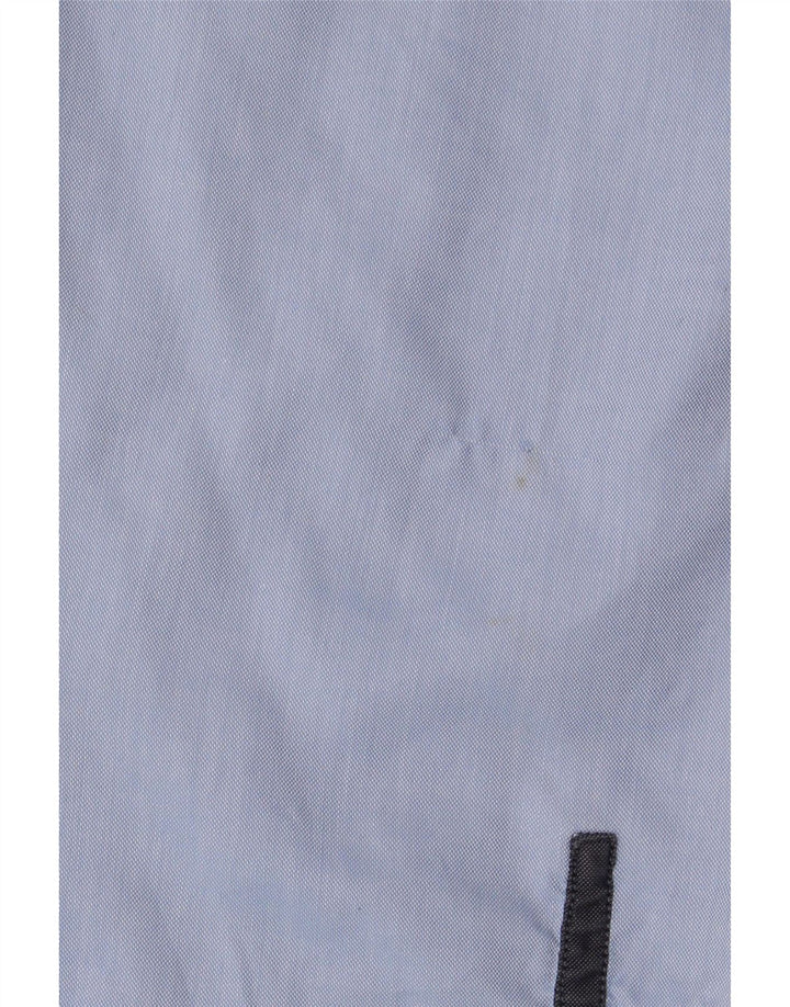 Camisa masculina Harmont & Blaine Regular Fit grande algodão azul