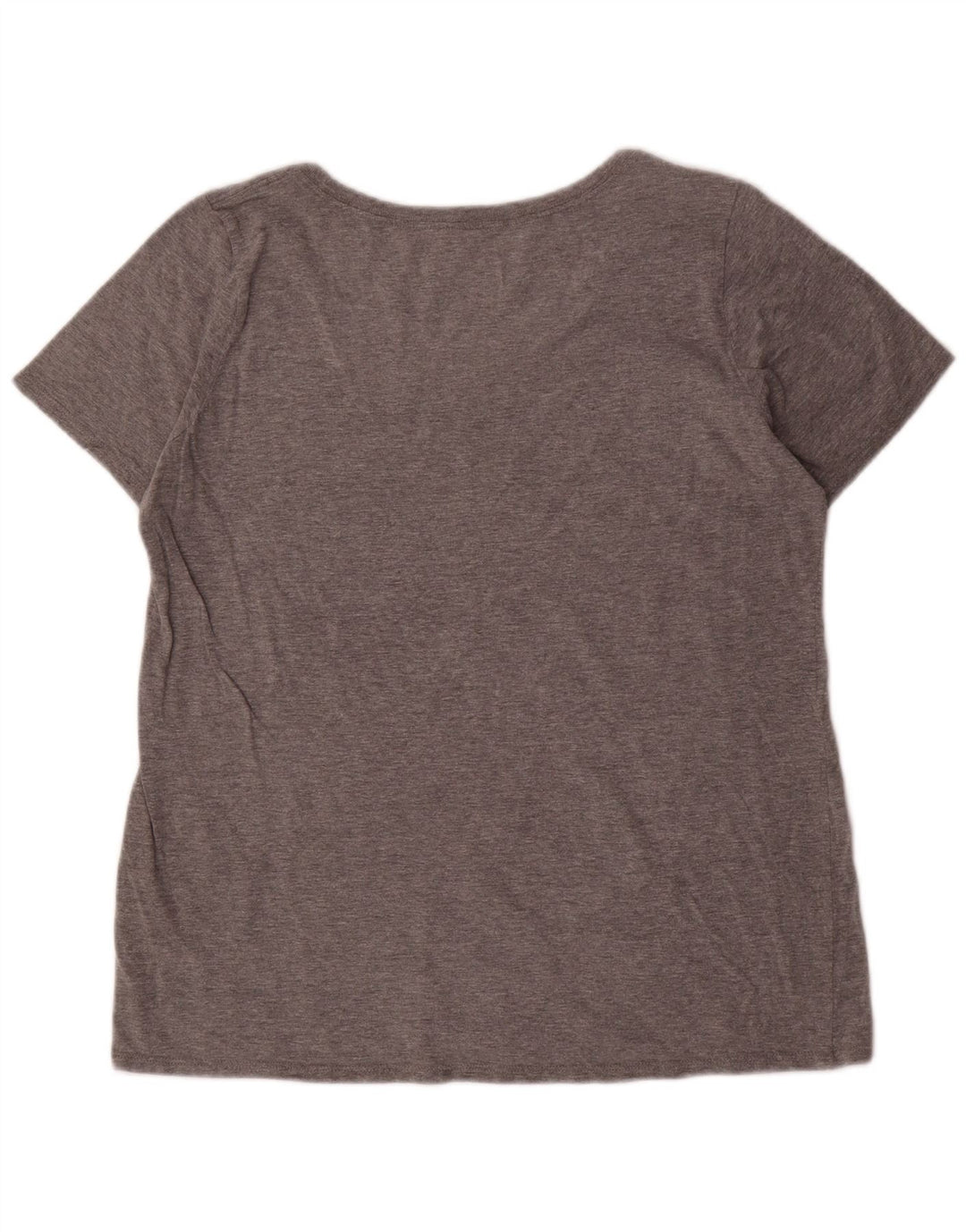 Camiseta feminina Nike Athletic Cut com estampa gráfica UK 16 grande cinza manchada