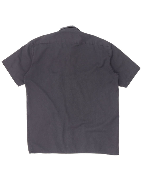 Camisa masculina de manga curta Dickies grande poliéster azul marinho