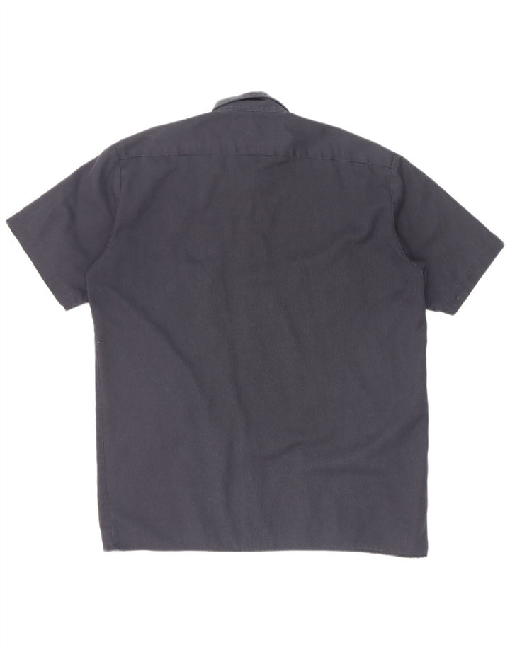 Camisa masculina de manga curta Dickies grande poliéster azul marinho