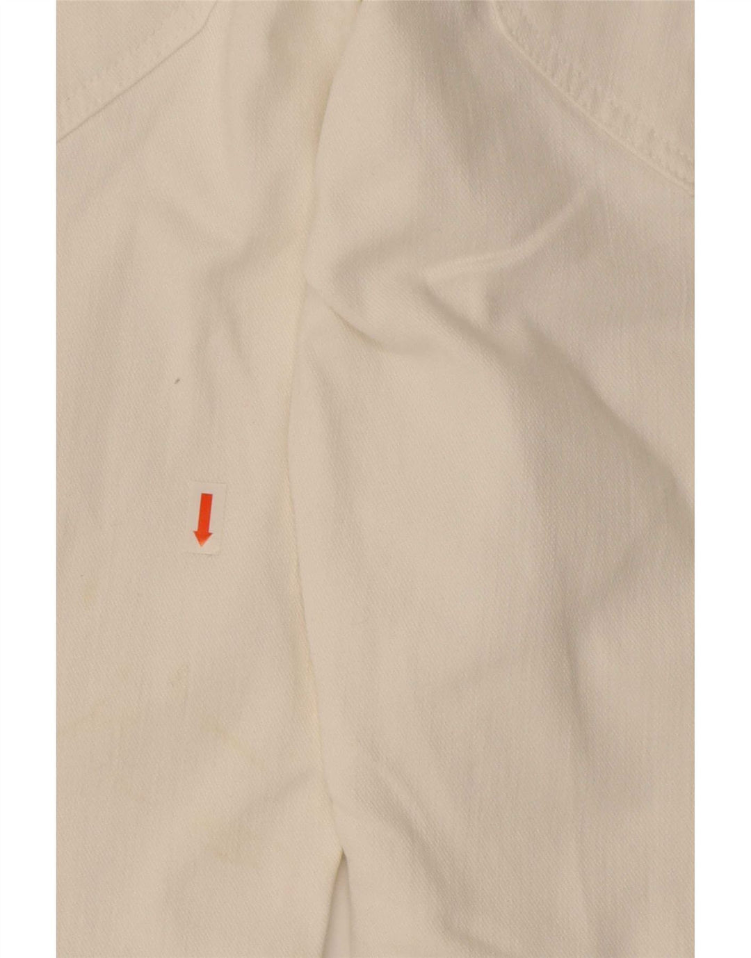 Lee Womens Norma Straight Jeans W31 L29 Algodão Branco