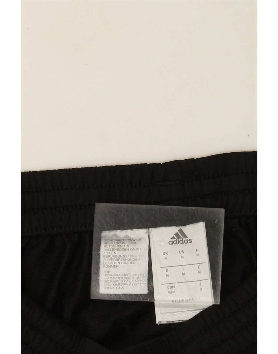 Adidas Mens Treino Calças Joggers Médio Poliéster Preto