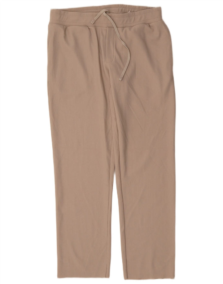 Calça de treino masculina Jack & Jones grande poliéster bege
