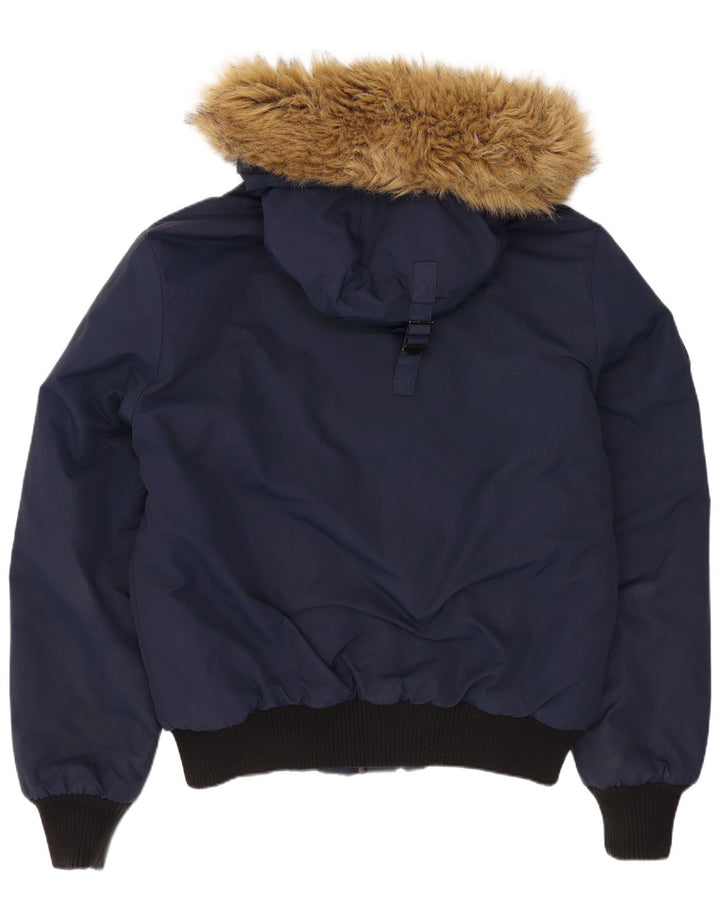 Jaqueta bomber acolchoada masculina Superdry Reino Unido 38 médio azul marinho nylon