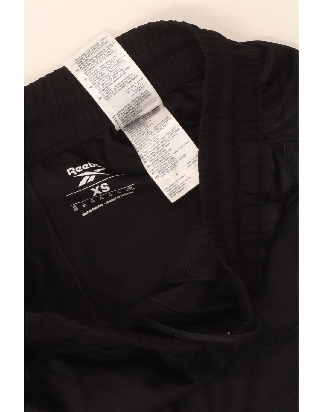 Calça de treino feminina REEBOK UK 6 XS poliéster preto