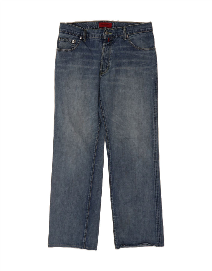 PIERRE CARDIN Mens Straight Jeans W36 L33 Blue Cotton Vintage Pierre Cardin and Second-Hand Pierre Cardin from Messina Hembry 