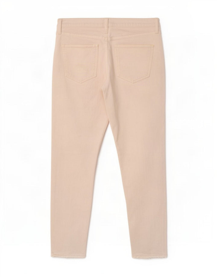 Jeans femininos Gap Slim W30 L27 algodão branco