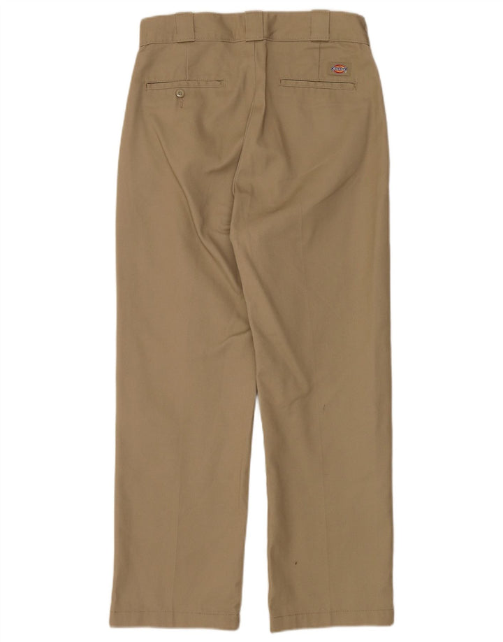 Calça chino reta masculina DICKIES W28 L27 poliéster cáqui