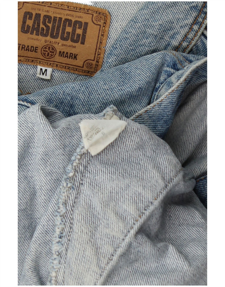 Jaqueta jeans masculina Casucci UK 38 algodão azul médio