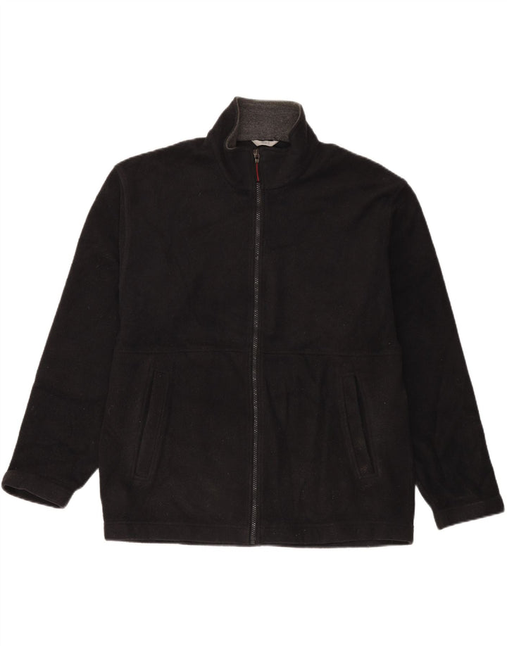Jaqueta de lã masculina Marks & Spencer UK 38 poliéster preto médio