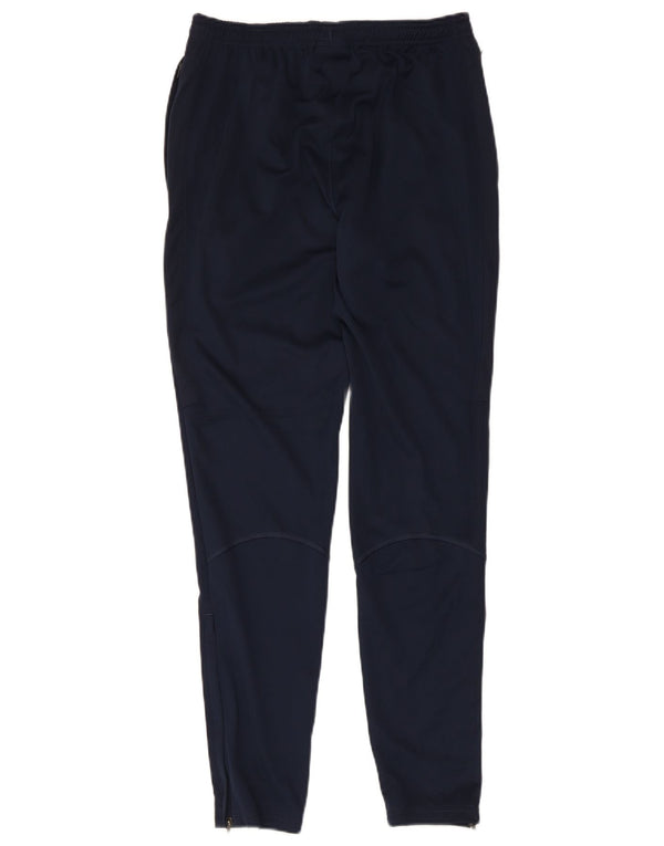 Nike Mens Dri Fit Tracksuit Trousers Small  Navy Blue Polyester