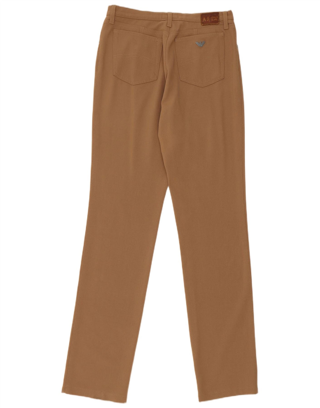 Calça feminina casual slim Armani W30 L34 poliéster marrom