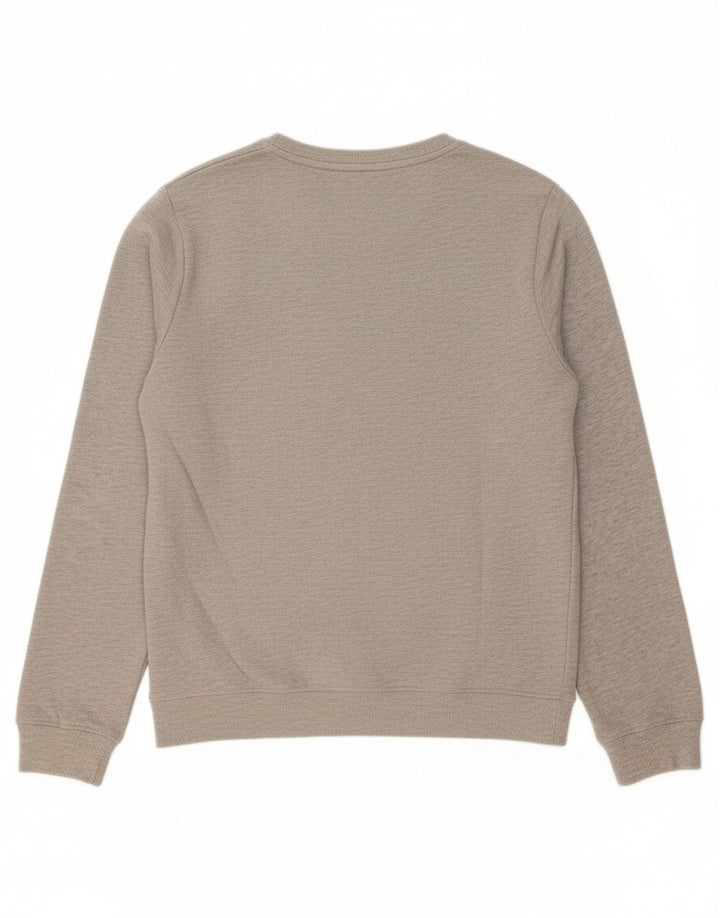 Suéter gráfico masculino TOMMY HILFIGER grande bloco colorido cinza