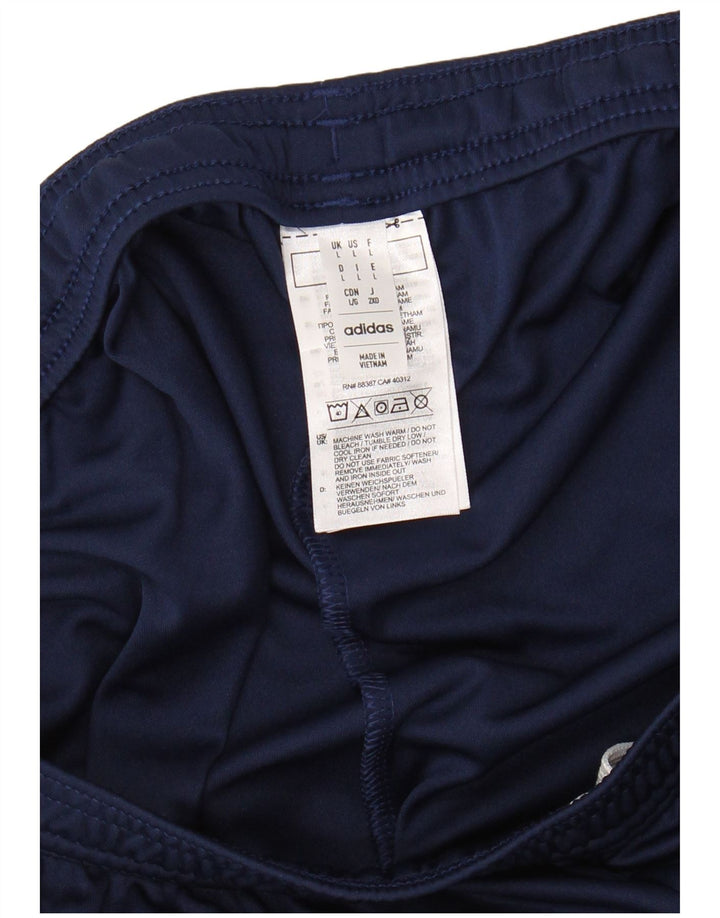 Shorts esportivos masculinos ADIDAS Aeroready grandes poliéster azul marinho