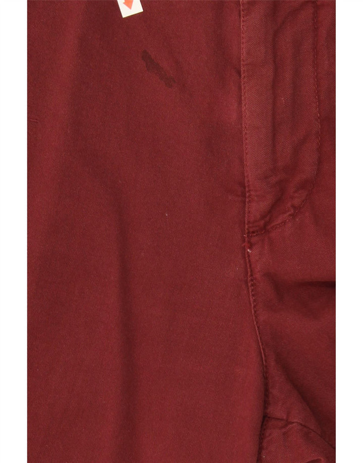CARRERA Mens Chino Shorts W34 Large Burgundy Cotton Vintage Carrera and Second-Hand Carrera from Messina Hembry 