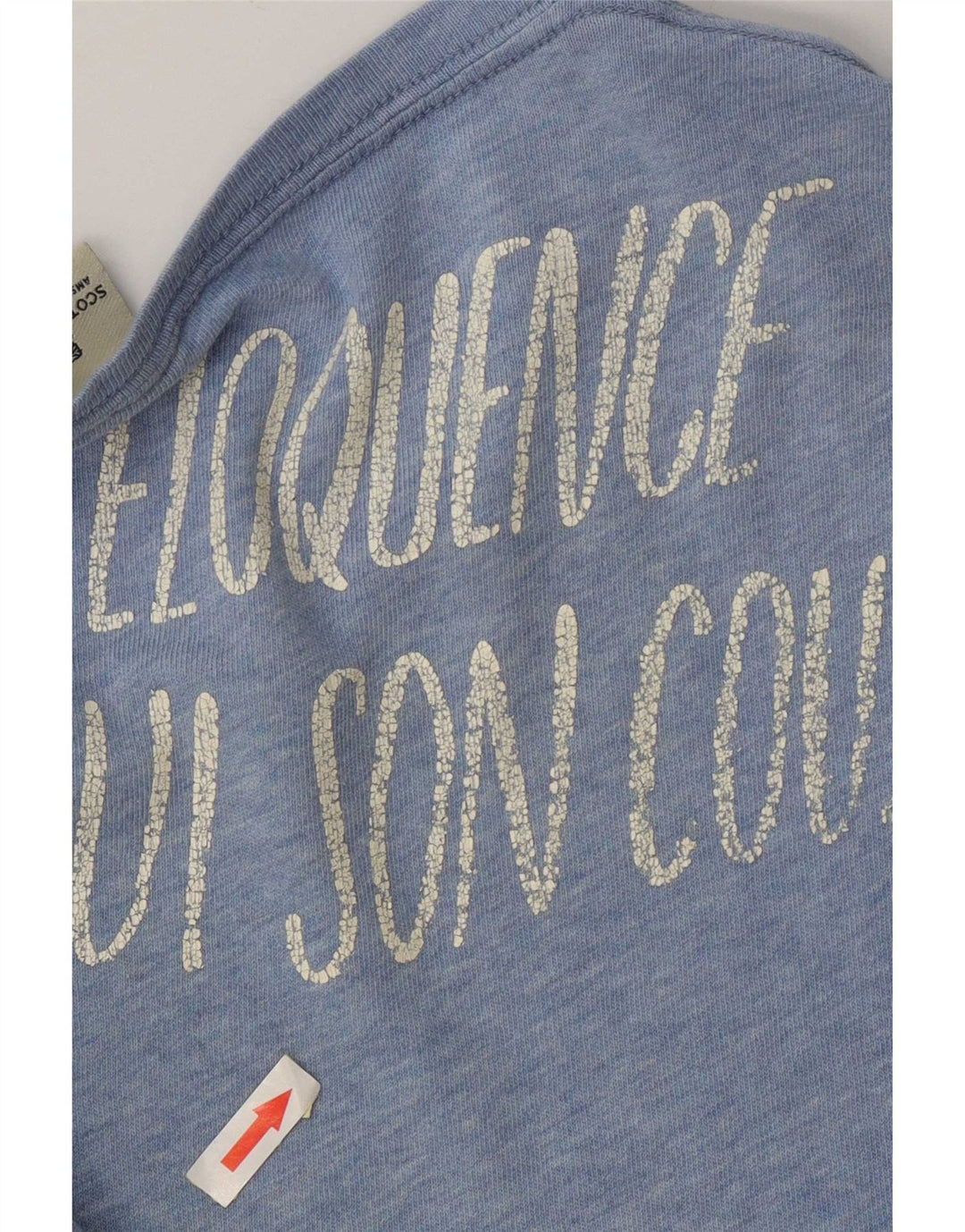 Camiseta gráfica masculina Scotch & Soda XL azul