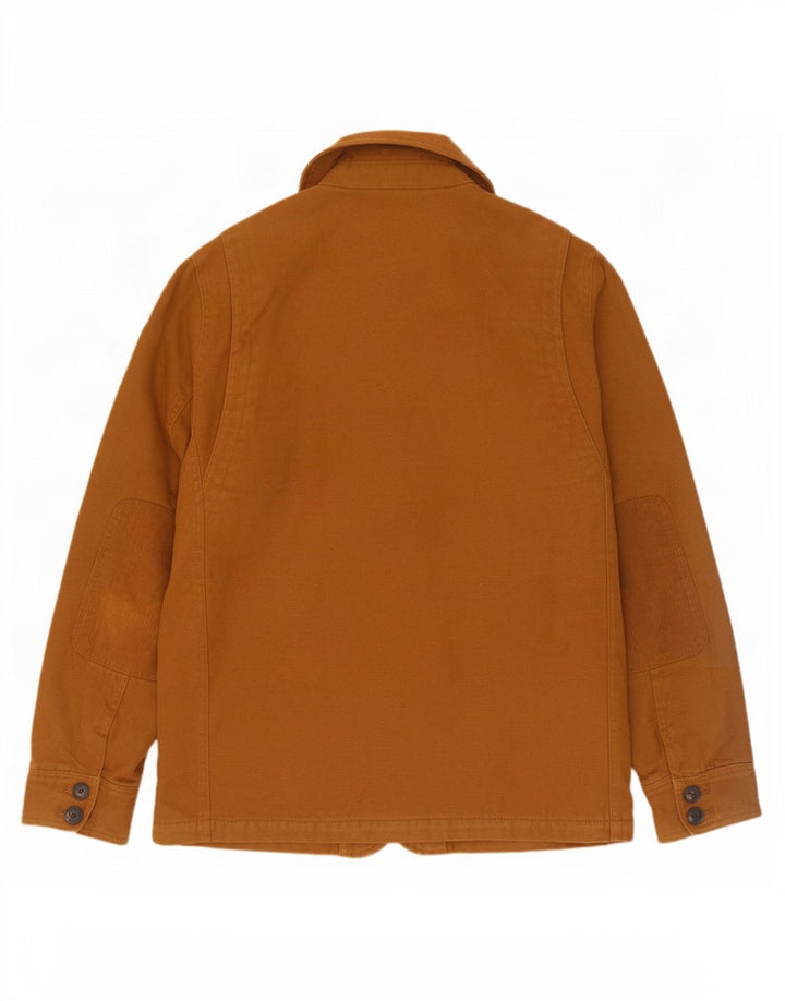 Jaqueta utilitária masculina Fat Face UK 38 algodão marrom médio