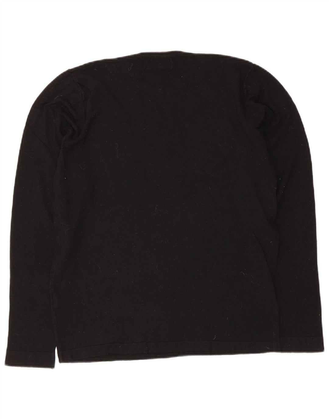 Zara Top masculino manga comprida pequena viscose preta