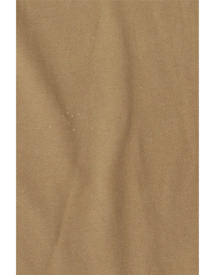 Camisa polo masculina Kappa grande algodão bege