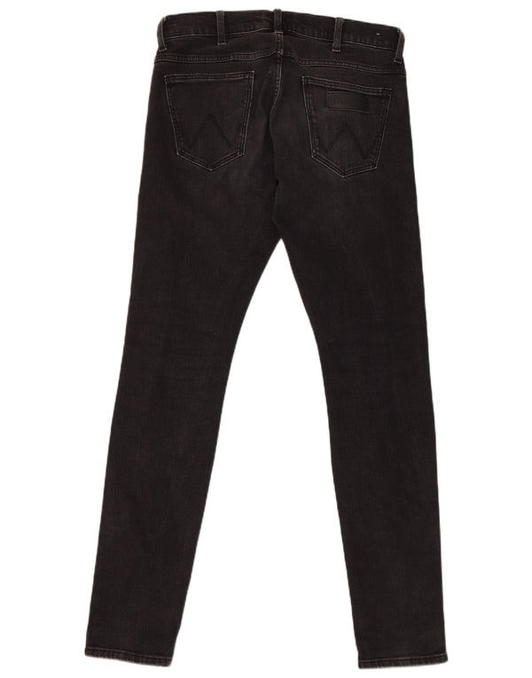 Wrangler Masculino Bryson Slim Jeans W30 L34 Cinza Algodão